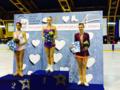 Anita Kapferer gelang es beim ISU Helena Cup in Belgrad die Bronzemedaille zu gewinnen.